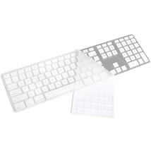 Silicone Keyboard Cover Skin For Imac Wired Usb Keyboard With Numeric Ke... - £10.59 GBP