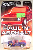 2003 Hot Wheels Haul &#39;n&#39; Asphalt 3/4 Dodge Sidewinder Purple w/Real Riders 5 Sp - $13.00