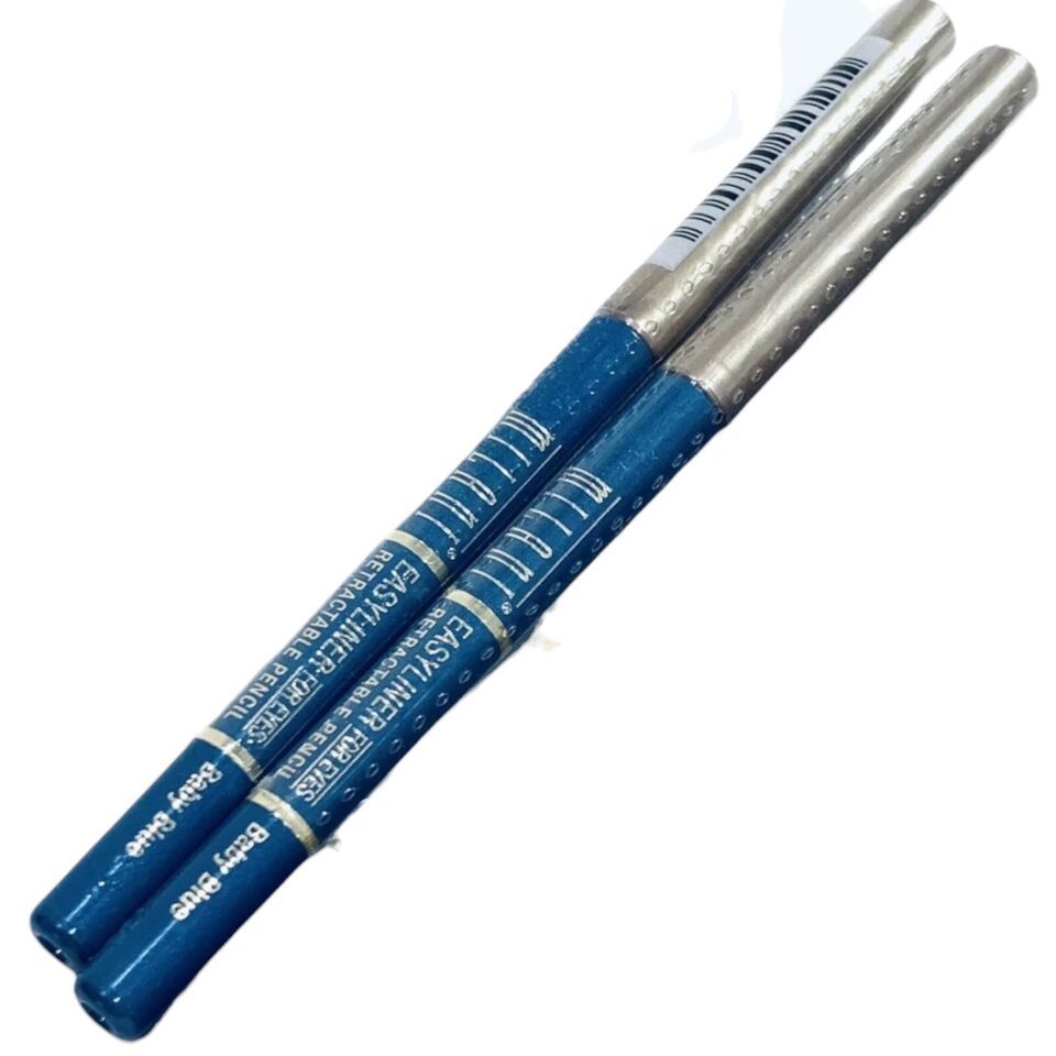 2X MILANI Easyliner For Eyes Retractable Eyeliner- BABY BLUE - RARE Sealed - $10.14