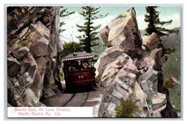 Granite Gate Pacific Electric Railway Mount Lowe CA UNP DB Postcard D19 - £4.05 GBP
