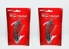 LOT OF 2 Allary Professional Wine Opener Corkscrew &amp; Cutting Blade - £7.13 GBP