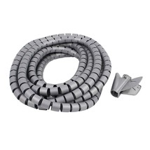 uxcell 20mm Flexible Cable Organizer Spiral Tube Cable Wire Wrap Computer Manage - £29.25 GBP