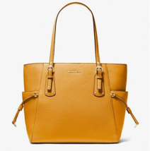 New Michael Kors Voyager Pebbled Leather Tote Bag Marigold - £75.86 GBP