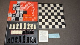Sculptured Chess by Ganine &quot;Gothic&quot;  1475 Salon Edition1957 Excellent Co... - £54.30 GBP