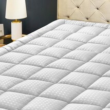 Hyleory Full Mattress Pad Quilted Fitted Mattress Protector, 21&quot; Deep Po... - $31.99