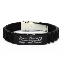 Motivational Christian Bracelet, Jesus Christ is the same yesterday, today, and  - £19.74 GBP