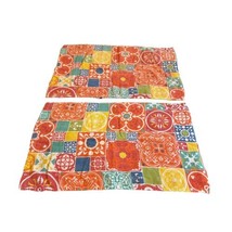 Imusa Boho Floral Kitchen Set Of 2 Colorful Dish Hippie Towels 23.75”x14... - $21.49