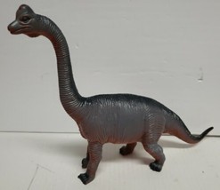 Vintage Imperial Toys Brachiosaurus Dinosaur Figure APPROX 12 X 8 IN Gray Peach - £7.61 GBP