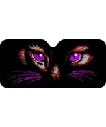Car window Sun Shade with Pink Red or silver cat eyes, made to order - €21,60 EUR