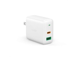 AUKEY Focus Mix 30W Dual-Port PD Charger with Dynamic Detect, White Powe... - $28.75
