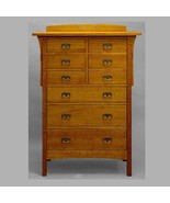 Nine Drawer Chest of Drawers, Mission, Arts and Crafts - £5,747.82 GBP