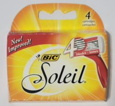 BIC Soleil Four Blade Razor Cartridge Refills 4 Count One Box New Sealed - $7.99