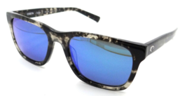 Costa Del Mar Sunglasses Tybee 52-19-140 Shiny Black Kelp / Blue Mirror ... - $215.60