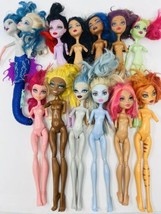 Lot 12 Monster High Parts Doll Lot No Arms Robecca Venus Clawdia Gigi Toralei - £39.49 GBP