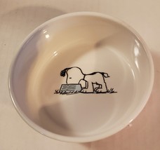 Peanuts Snoopy Woodstock dog cat dish ceramic bowl Gibson 5&quot; dia NEW - :LAST ONE - £11.18 GBP