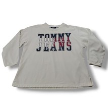 Vintage Tommy Hilfiger Sweatshirt Size XL Tommy Jeans Graphic Print Swea... - $56.79