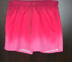 Bugatchi Design Men&#39;s Shorts Pink Light Pink Beach Athletic Boxer Swim S... - $60.35