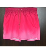 Bugatchi Design Men&#39;s Shorts Pink Light Pink Beach Athletic Boxer Swim S... - £47.13 GBP