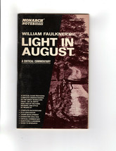 William Faulkner&#39;s Light In August Critical Commentary 1965 First Ed Study Guide - £14.06 GBP