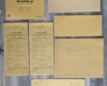 Vintage Lot Of Railroad Envelopes Train Ephemera Paper Railrodiana Items - £36.07 GBP