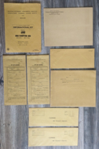 Vintage Lot Of Railroad Envelopes Train Ephemera Paper Railrodiana Items - £35.52 GBP