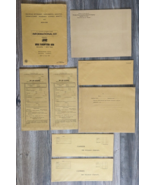 Vintage Lot Of Railroad Envelopes Train Ephemera Paper Railrodiana Items - £35.91 GBP