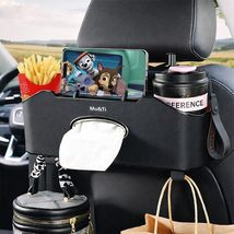 Effortless Car Storage Solution: 4+2 in 1 Organizer with Hooks &amp; Cup Hol... - $69.25