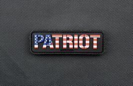 American Patriot 3D PVC Morale Uniform Patch Stars And Stripes US Flag Hook - $9.50
