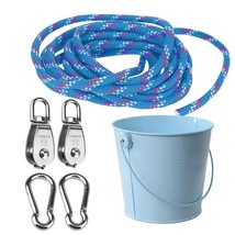 FUQUN Treehouse Accessories for Kids,Pulley with Bucket Cable, Kids Play... - $54.99