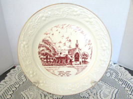 ST. MARY&#39;S CHURCH MANHATTANVILLE NY CITY NY 1823 RELIGIOUS COLLECTOR PLATE - £11.72 GBP