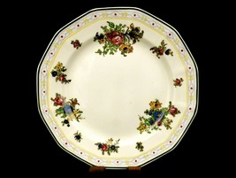 Royal Doulton Porcelain Dinner Plate, Floral Pattern #D4441, Vintage China - £11.52 GBP