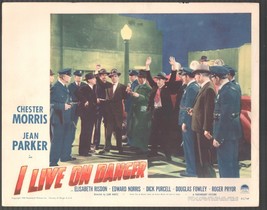 I Live on Danger 11&quot;x14&quot; Lobby Card Joe Cunningham Edward Norris Dick Purcell - £42.19 GBP