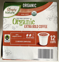 Simply Nature Organic Extra Bold Coffee 12 cups - $18.39