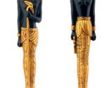 Pack Of 2 Egyptian Gods Anubis Dog And Bastet Cat Hieroglyphic Ballpoint... - $17.99