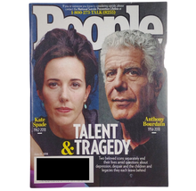 People Magazine June 25, 2018 Anthony Bourdain &amp; Kate Spade Depression &amp; Suicide - £15.81 GBP