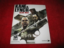 Kane &amp; Lynch Dead Men : Playstation 3 PS3 Video Game Instruction Booklet - £1.57 GBP