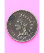 1859 Copper Nickel Indian Head Cent Penny Exact Early Type Coin Pictured 76 - $19.47 CAD