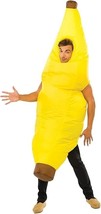 Inflatable Standard Adult Banana Costume Rubies - £22.99 GBP