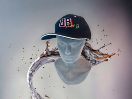 Dale Earnhardt Jr 88 Black Wool Adjustable Baseball Hat NASCAR - £13.16 GBP
