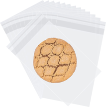 300 Clear Self Sealing Cellophane Bags - 4x6 -Cookie Bags Resealable Cellopha... - £9.62 GBP