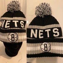 Brooklyn Nets Beanie Pom Hat 47 brand - £15.82 GBP