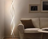 40W Led Floor Lamp Remote Control Dimmable Spiral Floor Lamp Indoor Lamp... - $205.19