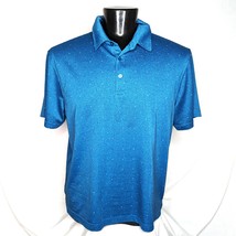 Men&#39;s Polo Shirt Haggar Golf Men&#39;s Polo Shirt Blue Large - £7.59 GBP
