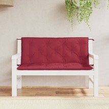 Garden Bench Cushions 2 pcs Wine Red 47.2&quot;x19.7&quot;x2.8&quot; Oxford Fabric - $2,532.76 MXN