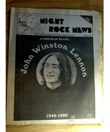 Night Rock News: John Lennon Memorial Section, January, 1981 - $103.58 MXN