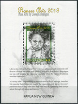 Papua New Guinea. 2018. Pioneer Art. Children (MNH **) Souvenir Sheet - $6.21