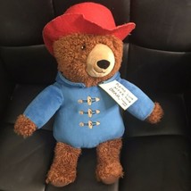 Paddington Bear Book Character 2016 Kohls Plush Stuffed Toy Red Hat Coat 14&quot; - £7.51 GBP
