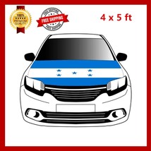 Honduras Flag Car Hood Cover Universal Size Elastic Polyester Hondurian ... - $19.79