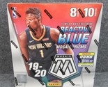 2019-20 Panini Mosaic Basketball Mega Box Reactive Blue 10 Packs (80 Car... - £98.05 GBP