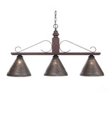 Large Island Light Wood and Metal &quot;Wellington&quot; in Plantation Red Made in... - $673.23 CAD